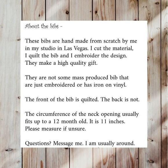 Handmade NFL Eagles Fans Baby Bib Quilted Football Design One‑of‑a‑Kind Gift - Picture 2 of 6